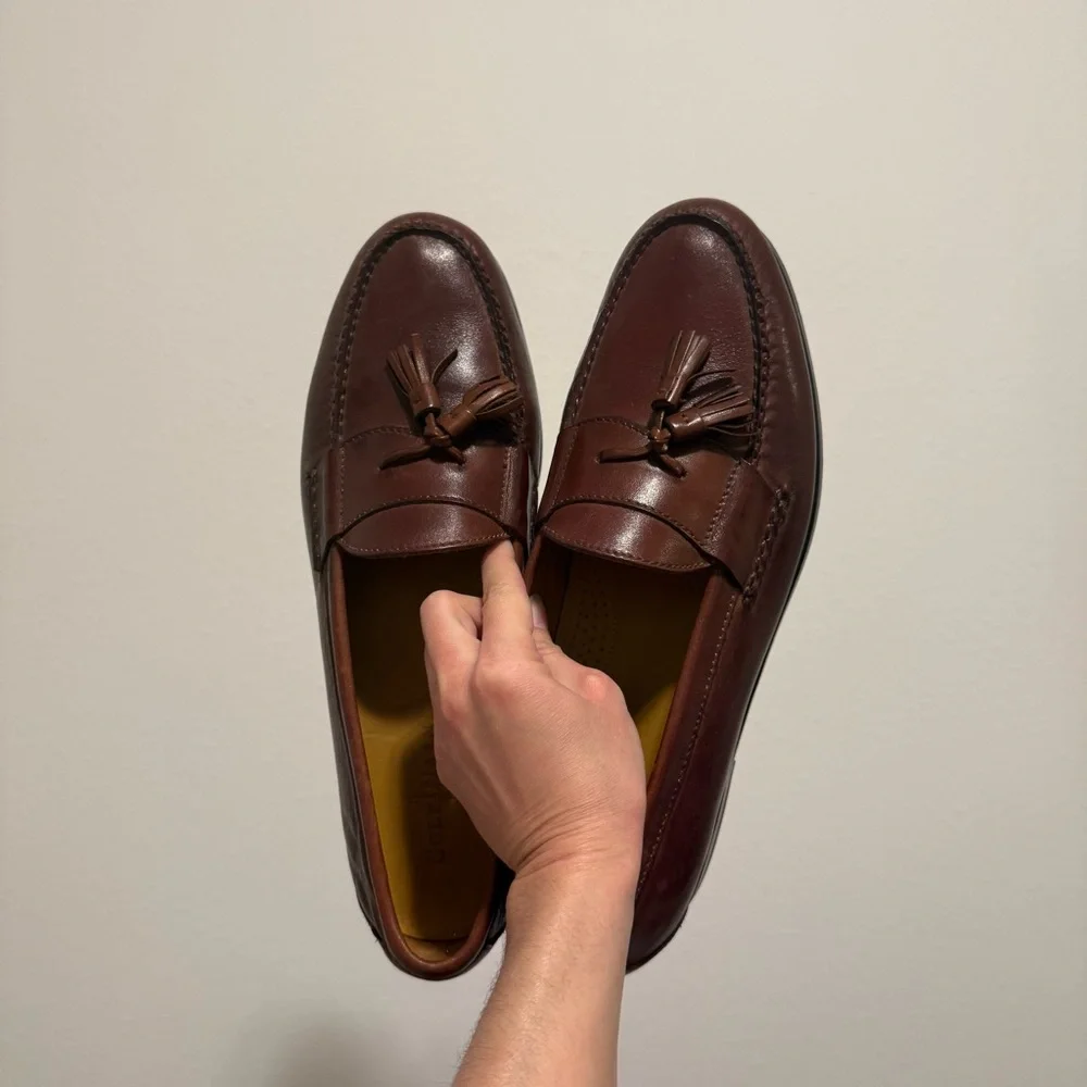 Cole Haan Nike Air Brown Leather Shoes Men’s Size 12 - Picture 5 of 12